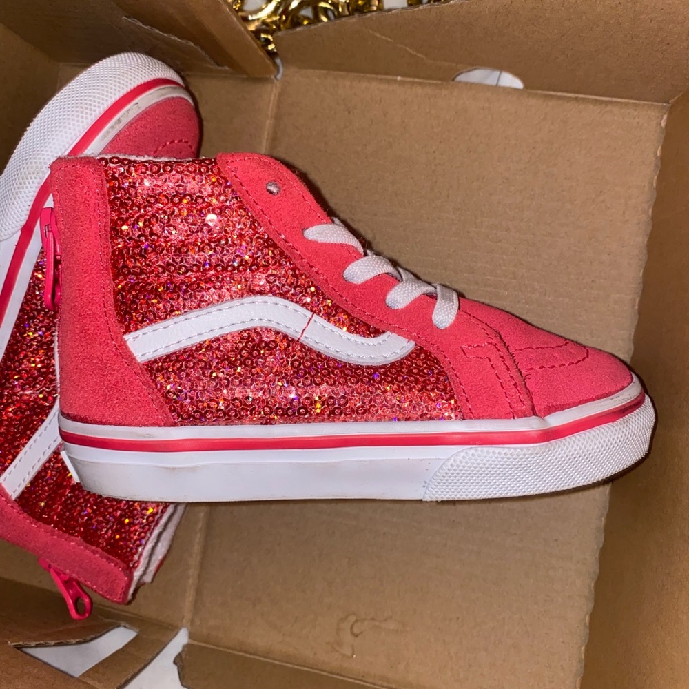 Sk8-Hi Zip Toddler Girl Vans (New)